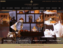Tablet Screenshot of coombeabbey.com